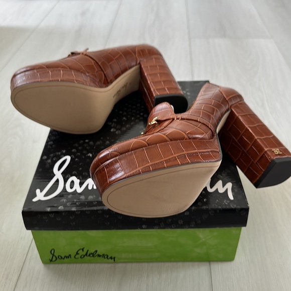 $NWT Sam Edelman Aretha Croc Loafers SZ 8M - Picture 3 of 4